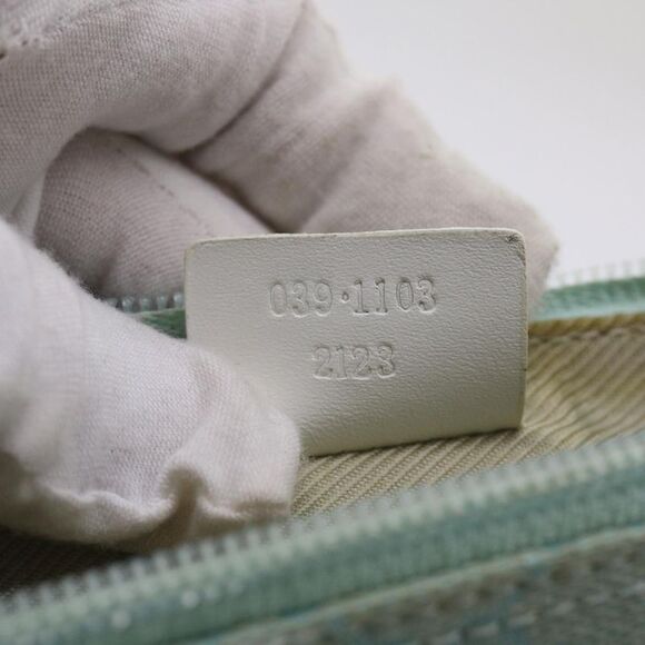 Gucci Gg Canvas Blue Canvas Handbag (Pre-Owned) - Picture 6 of 16